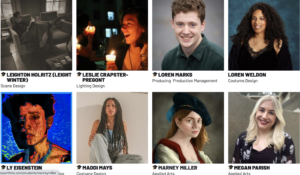 Students from the Experience design showcase