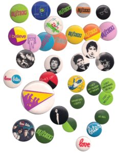 Assorted Buzzcocks buttons/badges