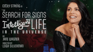 Cecily Strong smiling in show poster
