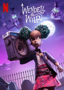 Wendell & Wild poster featuring an Black girl holding a boom box over her shoulder