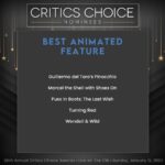 Gray Critics Choice Nominees Best Animated Feature graphic