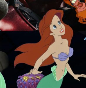 The Little Mermaid and Sebastian