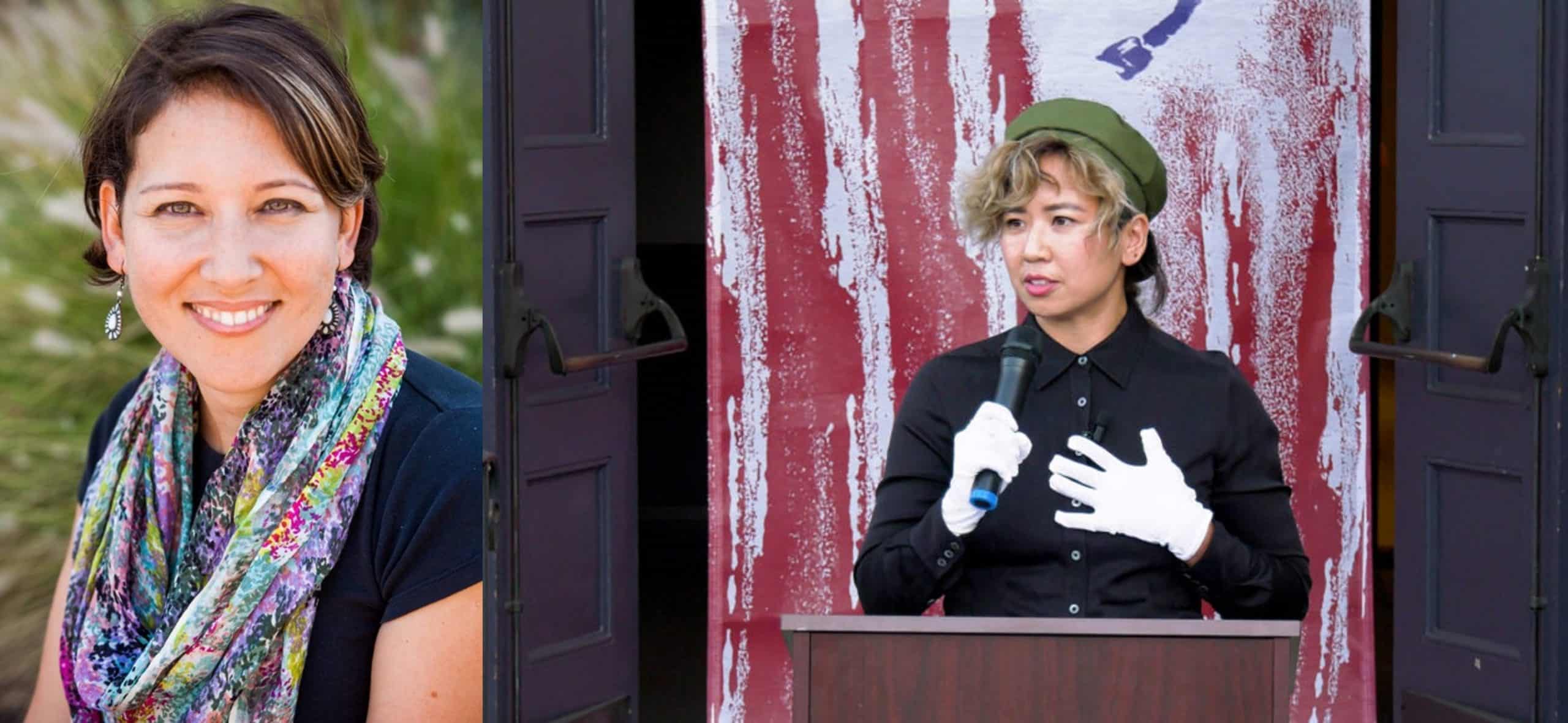 Headshots of Evelyn Serrano and Kim Ye.