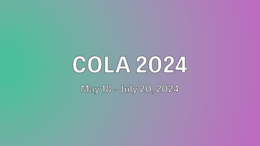 Poster for COLA 2024