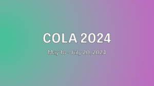 Poster for COLA 2024