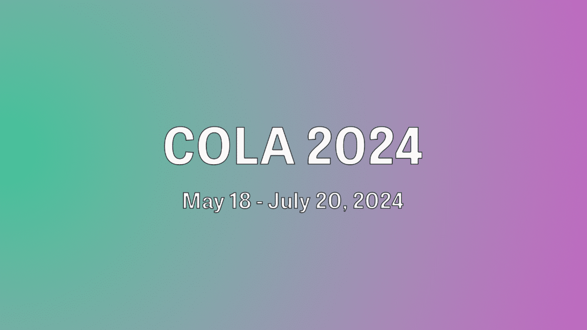 Poster for COLA 2024