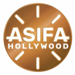 Golden circular ASIFA-Hollywood logo