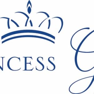 Princess Grace Award logo in a flowery blue script