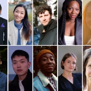 Producers selected for Film Independent’s 2025 Fiction and Documentary Producing Labs, including Betty Hu (Theater MFA 18), School of Theater faculty Rui Xu, and DaManuel Richardson (Film/Video MFA 16). | Courtesy of Film Independent.